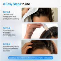 Be Bodywise Hair Growth Roll-On Serum for Men & Women | 3% Rosemary, 3% Redensyl, 2% AnaGain | Precision Scalp Applicator | Paraben/Sulphate-Free | Non-Oily | DHT Blocking